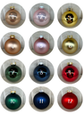 Boule de Noël en verre "MAMIE"