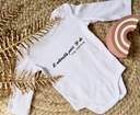 Body personnalisé "L'adorable petit coeur de mes mamans"