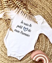 Body personnalisé "Je suis le petit 💙de mon PARRAIN"