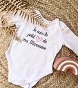 Body personnalisé "Je suis le petit 💗de ma MARRAINE"
