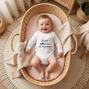 Body personnalisé "Le petit miracle de mes papas" 