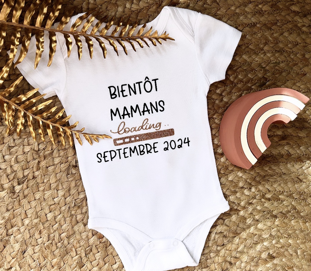 Body personnalisé "Bientôt mamans"
