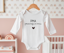 Body personnalisé "PMA porteuse d’espoir et d’amour"
