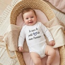 Body personnalisé "Je suis le petit 💙de mon PARRAIN"