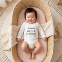 Body personnalisé "Je suis le petit 💗de ma MARRAINE"