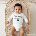 Body personnalisé "Veux-tu être mon témoin ?" 