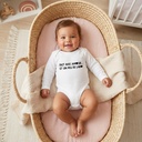 Body personnalisé "Fait avec amour et un peu de labo"