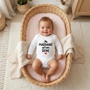 Body personnalisé "Ma marraine est une reine"