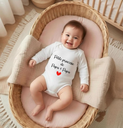 Body personnalisé "Petite princesse de Papa & Papa"