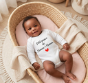 Body personnalisé "Petit prince de Maman & Maman" 