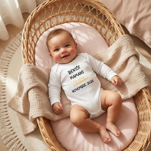 Body personnalisé "Bientôt mamans"