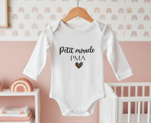 Body personnalisé "Petit miracle PMA"