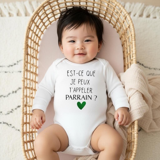 Body personnalisé "Est-ce que je peux t'appeler PARRAIN?"