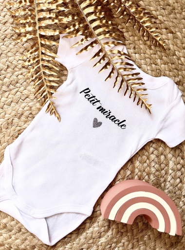 Body personnalisé "Petit miracle"